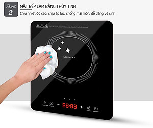 Bếp Từ Đơn Lock&Lock EJI411 (2000W) - Hàng Chính Hãng