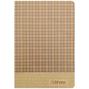 Combo 5 Tập Sinh Viên Caro Vintage Kẻ Ngang Có Chấm 200 Trang 60gsm - Fahasa 02 (Mẫu Sản Phẩm Giao Ngẫu Nhiên)