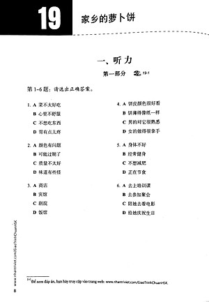 Giáo Trình Chuẩn HSK 5 - Sách Bài Tập - Tập 2