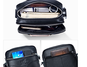 Túi đeo chéo nam 100% da bò thật cao cấp phong cách mới