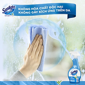 Combo 2 Nước Lau Kính Sunlight Siêu Nhanh Phiên bản nâng cấp từ Cif Sạch Không Tỳ Vết Chai 520ml