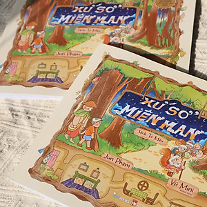 Sách Tô Màu "Xứ Sở Miên Man"