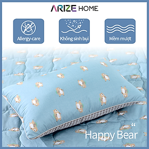 Vỏ Gối ARIZE Vải Microfiber Họa Tiết Dễ Thương Kích Thước 50x70cm (01 Cái)