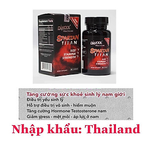 Thực phẩm chức năng hỗ trợ tăng cường sức khỏe nam giới Spartan Titan Damode lọ 30 viên
