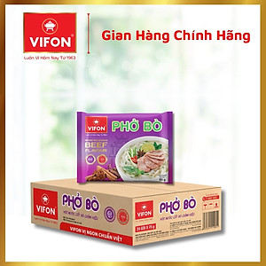 Thùng 30 Phở Bò VIFON  (65g / Gói)