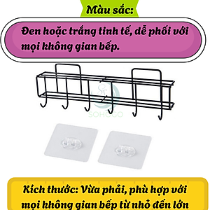 Giá treo dao kéo và dụng cụ nhà bếp dán tường không khoan- Kệ treo đồ nhà bếp đa năng chống rỉ sét - Kệ dán tường treo dao muỗng tiện lợi- Giá đỡ dụng cụ bếp bằng kim loại sơn tĩnh điện- Kệ nhà bếp treo tường chịu lực cao