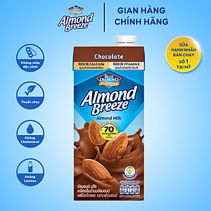 Sữa Hạt Hạnh Nhân ALMOND BREEZE vị Chocolate Hộp 946ml