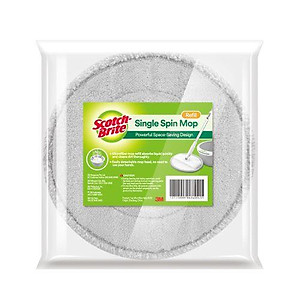 Bông lau thay thế Bộ cây lau nhà 360 độ thông minh Thế hệ mới ScotchBrite 3M - Lấy sạch tóc, bụi bẩn, thấm hút nước tốt