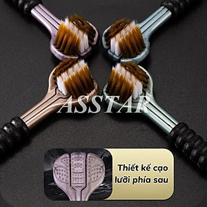 Bàn Chải Đánh Răng 3 Mặt, Bàn Chải Đánh Răng Đa Chiều Làm Sạch Đồng Thời Cả 3 Bề Mặt Của Răng, Lông Mềm Mượt