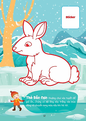 Sách Con Tô Màu - Thám Hiểm Bắc Cực