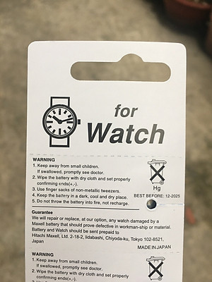 Pin Đồng hồ đeo tay Maxell SR721SW 1.55V 362 vỉ 5 viên