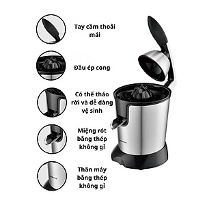 Máy vắt cam, máy ép cam SOKANY SK-651E - Công suất 350W, vắt cam nhanh chóng, tiện lợi, dễ dàng vệ sinh, sử dụng - HÀNG CHÍNH HÃNG