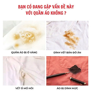 Bột Tẩy Vết Mốc, Ố Vàng Không Bay Màu - Tẩy Trắng Quần Áo Hiệu Quả, An Toàn Cho Bé - HÀNG CHÍNH HÃNG MINIIN