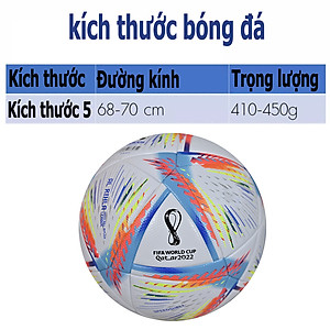 Quả bóng đá ngoại hạng Anh - Banh bóng đá da số 5 - Tặng bơm, kim bơm và túi lưới