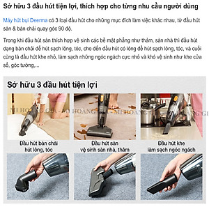 Máy hút bụi  Deerma DX115C  ( Hàng nhập khẩu )