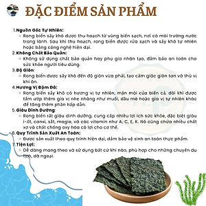 RONG BIỂN NẤU CANH TÂN LỘC PHÁT 150G - GỒM 3 BỊCH 50G