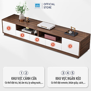 Kệ Tivi Và Bàn Trà Hiện Đại, Đa Năng Cho Phòng Khách SIB Decor TV83