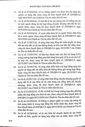 Chỉ dẫn tra cứu áp dụng Bộ luật Dân sự năm 2015 (Tái bản lần thứ nhất có sửa đổi bổ sung)