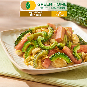 Hạt Giống Khổ Qua Greenhome, Gói 1gr~10 hạt, Dễ Trồng Quanh Năm, Nảy Mầm Cao, Thu Hoạch Nhanh, Năng Suất Cao T05
