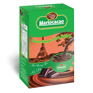Bột Cacao Mario cao cấp nguyên chất 100% không đường, nguyên liệu nhập khẩu
