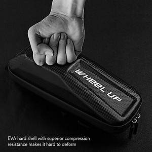 Túi đựng đồ treo khung trước xe đạp vỏ cứng, chất liệu bền, chống thấm nước