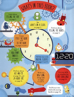 Sách Usborne Lift-the-Flap Telling the Time