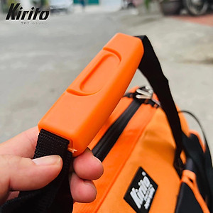 TÚI ĐỰNG ĐỒ NGHỀ CAO CẤP KIRITO NHẬT BẢN Nắp kéo chữ A màu cam đen