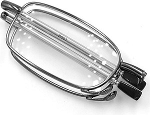 Kính lão gọng xếp 868 màu xám tròng lão từ 1 độ đến 4 độ