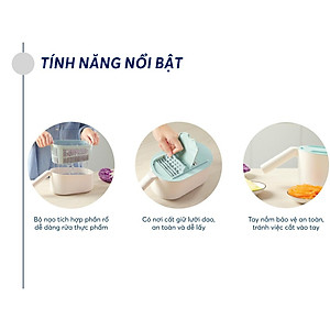 Bộ nạo cắt rau củ đa năng Yoko - Inochi