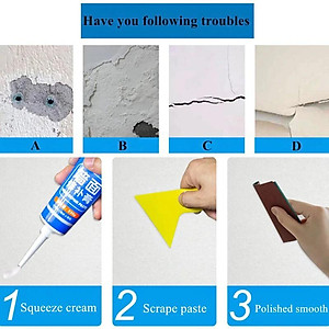 Keo vá tường, chất trám vết nứt tường thông minh, chống thấm nước giúp tường luôn mới đẹp