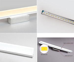 Đèn soi tranh- đèn rọi gương LED DAKAT trang trí nội thất sang trọng, hiện đại - 3 Chế Độ Ánh Sáng.