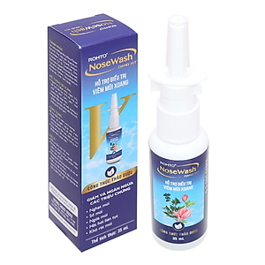 Xịt mũi viêm xoang thảo dược Rohto Nosewash 35ml