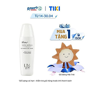 Kem chống nắng Skin Aqua dưỡng ẩm, dạng sữa dùng hàng ngày Sunplay Skin UV Moisture SPF 50, PA++++ 30g