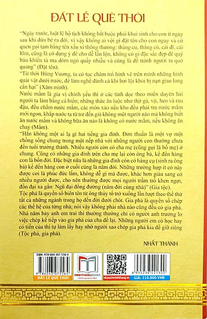 Sách Đất Lề Quê Thói - Phong Tục Việt Nam (Bìa Mềm)(Tái Bản 2020)