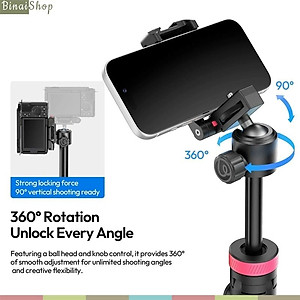 Ulanzi MT-44 / MT-44B - Tripod Mini Cho Máy Ảnh, Điện Thoại, Bluetooth Tải Trọng 1.5 Kg, Chiều Cao Tối Đa 109cm- Hàng chính hãng