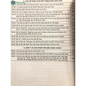 Sách Hướng Dẫn Viết Dàn Ý Các Đoạn Văn Nghị Luận Xã Hội Ngữ Văn 8 ( Khoảng 200 Chữ - Dùng Chung cho các Bộ SGK )