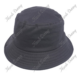 Mũ bucket nữ thời trang không thêu logo với chất liệu vải cotton thoáng mát dễ thấm hút mồ hôi