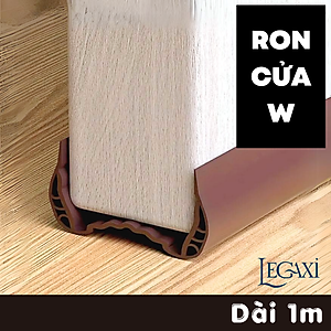 1 Mét ron cửa W loại vừa 4x4.5cm thanh chặn cửa, chắn khe hở chân cửa ngăn côn trùng, bụi, ngắn thoát hơi máy lạnh Legaxi