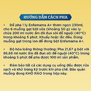 Sữa Bột Bầu Enfamama A+ với 360° Brain Plus - Vị Vanilla - 400g