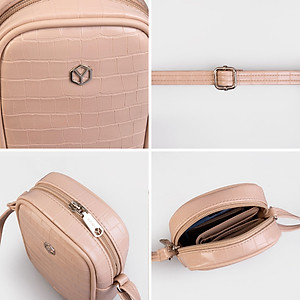 Túi Yuumy ( Thời trang nữ đi chơi sành điệu size 11 - Túi đeo chéo da Verein YN187 )