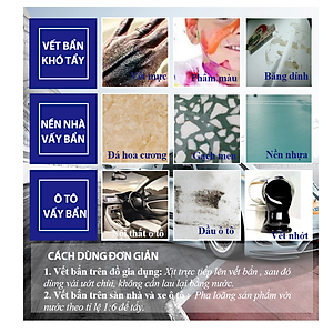 Combo 02 Chai Nước Tẩy Đa Năng Mao Bao 600ml