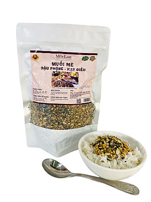 Muối mè đậu phộng - hạt điều Mộc Lan (bịch 500g)