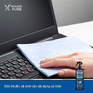 CHAI XỊT NANO BẠC DIỆT KHUẨN KHỬ MÙI NANO XPURE AHT CORP 500ML-NƯỚC RỬA TAY KHÔ XỊT KHỬ MÙI VỆ SINH CƠ THỂ