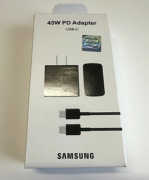 Bộ dây & củ sạc nhanh Samsung 45W Type-C cho Galaxy Note10 Plus, S20 Ultra và các dòng điện thoại khác – Hàng Chính hãng