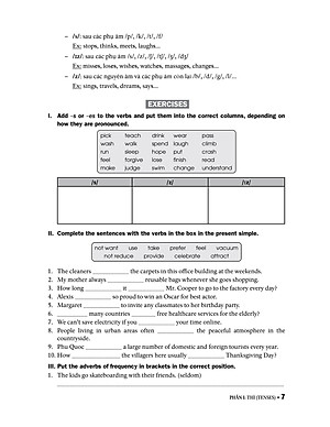 Ngữ Pháp Tiếng Anh 7 (Theo Chương Trình Khung Của Bộ Giáo Dục Và Đào Tạo)