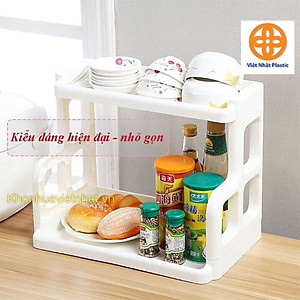 Kệ Đựng Gia Vị Nhà Bếp 2 Tầng Chắc Chắn Việt Nhật , Kệ Nhà Bếp Đa Năng - Hàng Việt Nam