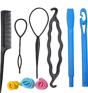 Bộ uốn tóc không nhiệt cúp phồng + 4 dụng cụ tạo kiểu