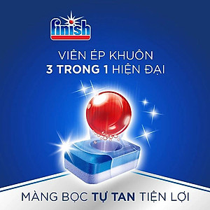 Viên Rửa Chén Bát Hương Chanh Finish Powerball Power All In 1 Max - Túi 100 viên siêu tiết kiệm