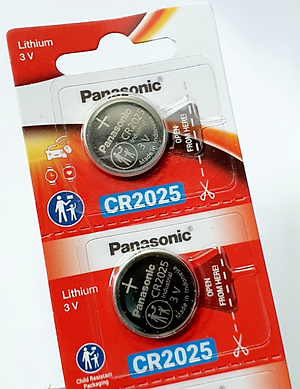 5 Viên Pin CR2025 3V Panasonic Lithium made in Indonesia - Hàng chính hãng