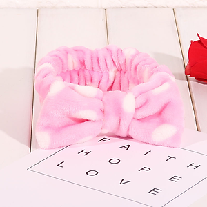 Băng Đô Nơ Rửa Mặt Nhung Mềm Mịn, Tuban Cài Tóc